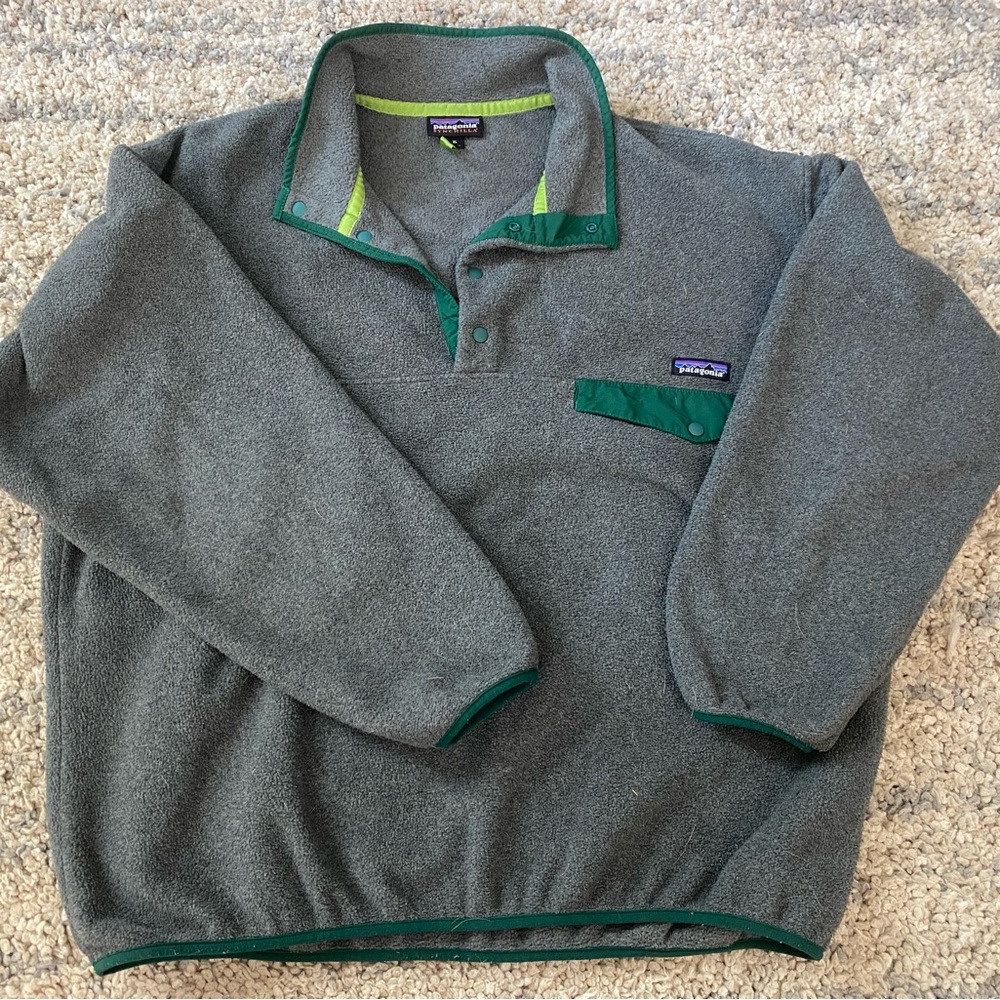 Patagonia Synchilla Snap Tee Size XL